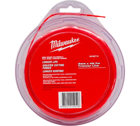 Леска для триммера (2 мм; 45 м; витая) Milwaukee 49162712 1