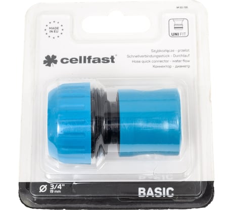 Коннектор 3/4", упаковка - блистер Cellfast 50-135