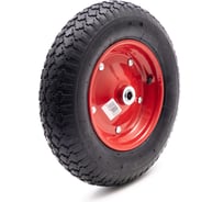 Колесо пневматическое для тачек (14x3.5-8 pneum; ось 20 мм; длина 75 мм) ENIFIELD 14x3,5-8 Pn 20/75 27861872