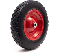 Колесо пневматическое (14x3.5-8 pneum; сварное; ось 16 мм; длина 80 мм) ENIFIELD 14x3,5-8 Pn W 16/80