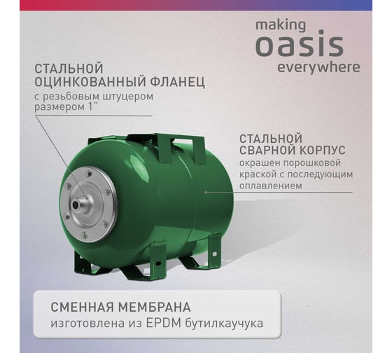 Гидроаккумулятор Oasis GH 100N 4640015381198