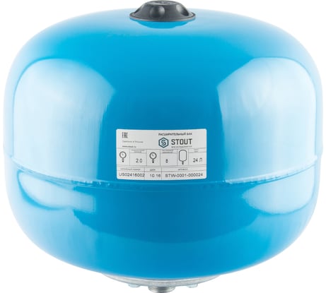 Расширительный бак 24 л вертикальный STOUT STW-0001-000024