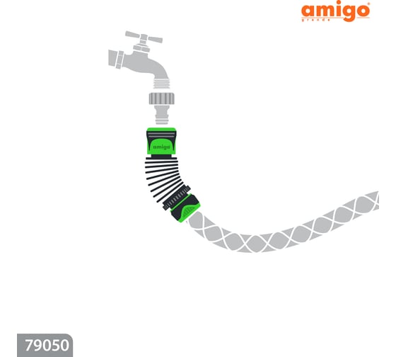 Коннектор поворотный 1/2 AMIGO 79050