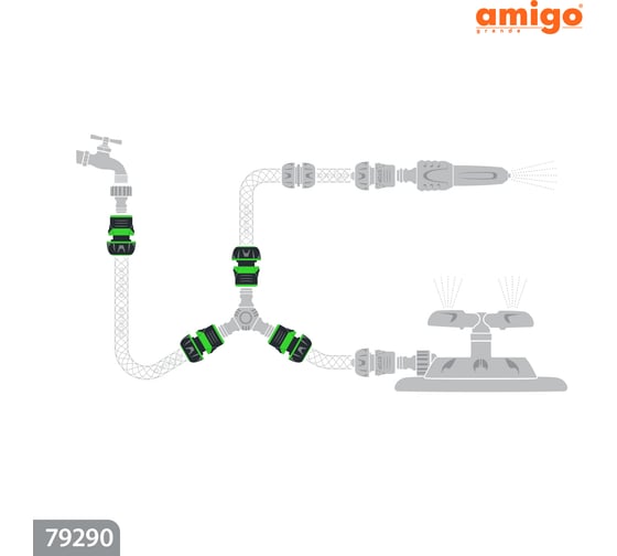 Коннектор 3/4 AMIGO 79290