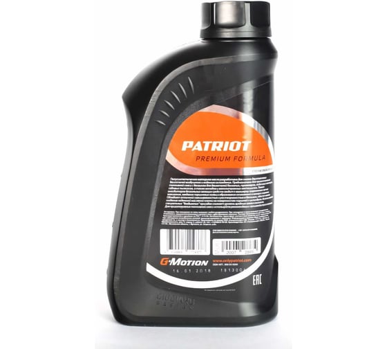Масло полусинтетическое G-Motion 2Т EURO 1л PATRIOT 850030200