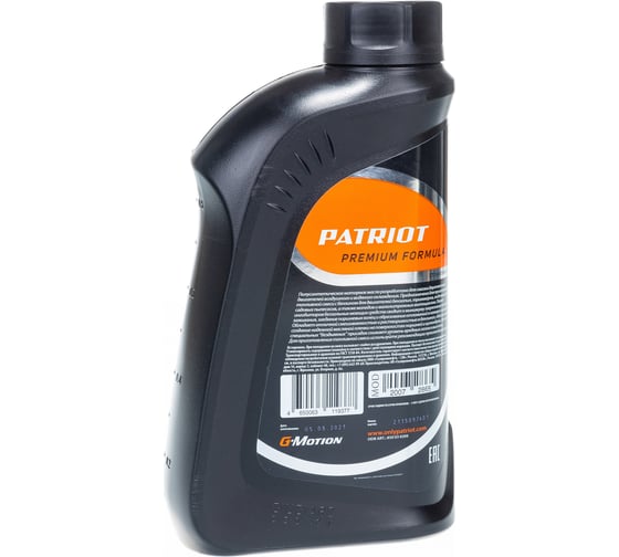 Масло полусинтетическое G-Motion 2Т EURO 1л PATRIOT 850030200