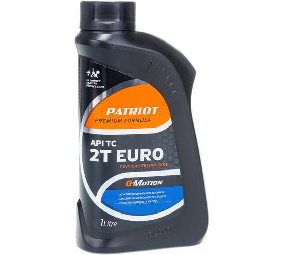 Масло полусинтетическое G-Motion 2Т EURO 1л PATRIOT 850030200