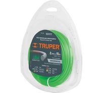 Леска для триммеров (15 м; 2 мм; круглая; зеленая) Truper HTA-80 17606