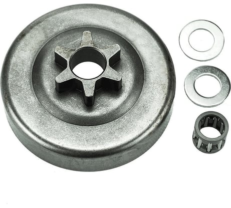 Ведущая звездочка для бензопилы шаг 3/8" 6 зубьев (лучей) аналог McCulloch,POWER MAC TORGWIN ZZ-ES29888