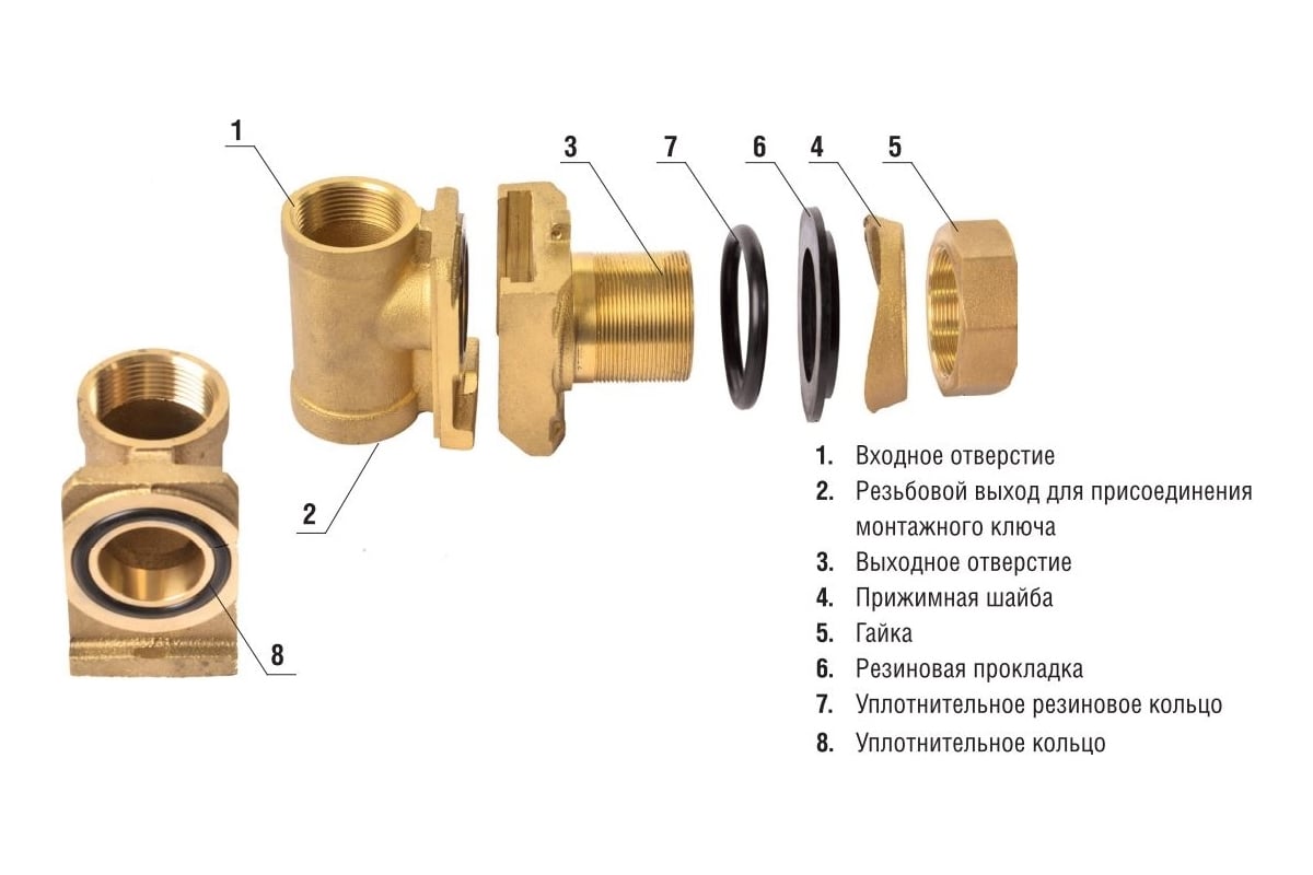 Схема подключения адаптера для скважины