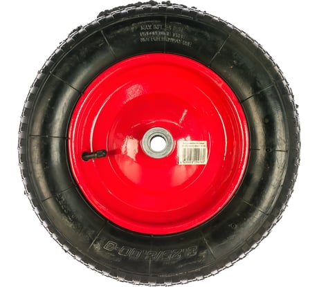 Колесо пневматическое 3.25-8 (360 мм; втулка 95 мм; подшипник 20 мм) для тачек WB 200D, WB 300D, WB 120D Tsunami D0KB8A4AIR32502