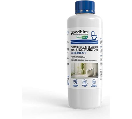Жидкость для биотуалетов, септиков и выгребных ям BIO-T (1 л, концентрат) Goodhim 30912