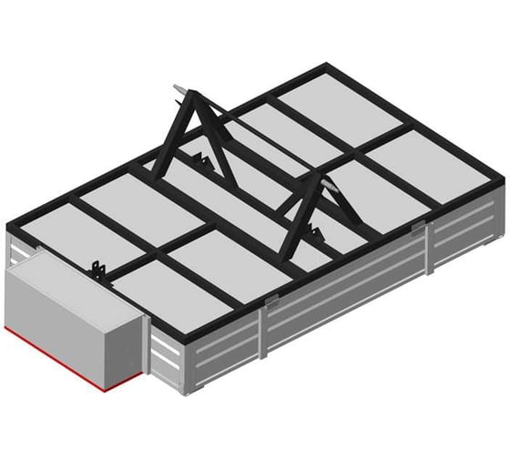 Тележка мотоблока ТМ-2000 (R13, ступица 60x5) Спецпроф ТМ-2000(R13)