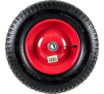 Колесо пневматическое 4.00-8 (390 мм; втулка 107 мм; подшипник 15 мм) для тачек WB 121S, WB 180S Tsunami D0KB8A4AIR40001