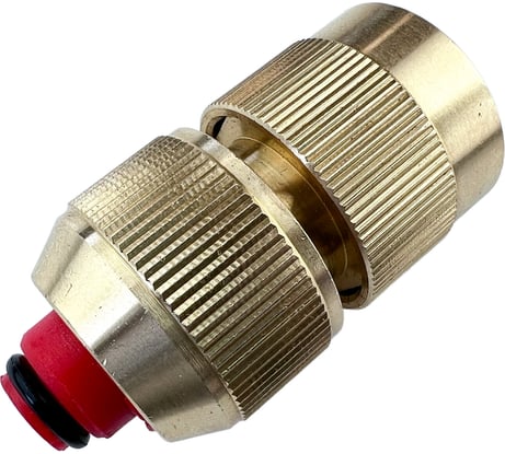 Быстросъёмное соединение для шланга 13/15 мм с аквастопом Профитт 0102778-RCS