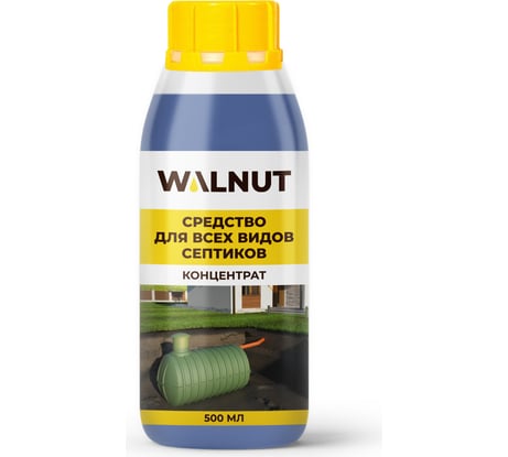 Средство концентрат для всех видов септиков 500 мл WALNUT WLN0440