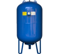Бак вертикальный с ножками и манометром 80 л, 16 бар, синий, замен. мембрана EPDM CRUWA CRW 80VM 16BL