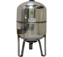 Бак вертикальный с ножками 50 л, aisi 304 сталь, 10 бар, 1", замен. мембрана EPDM CRUWA CRW SS 50 V