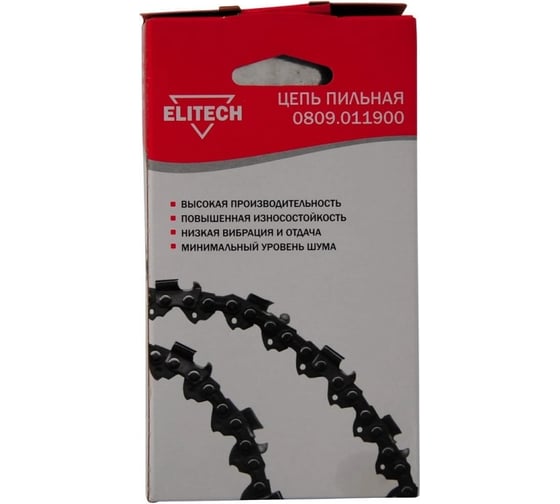 Цепь 12", 1.3 мм, 44 звена, 3/8" Elitech 0809.011900