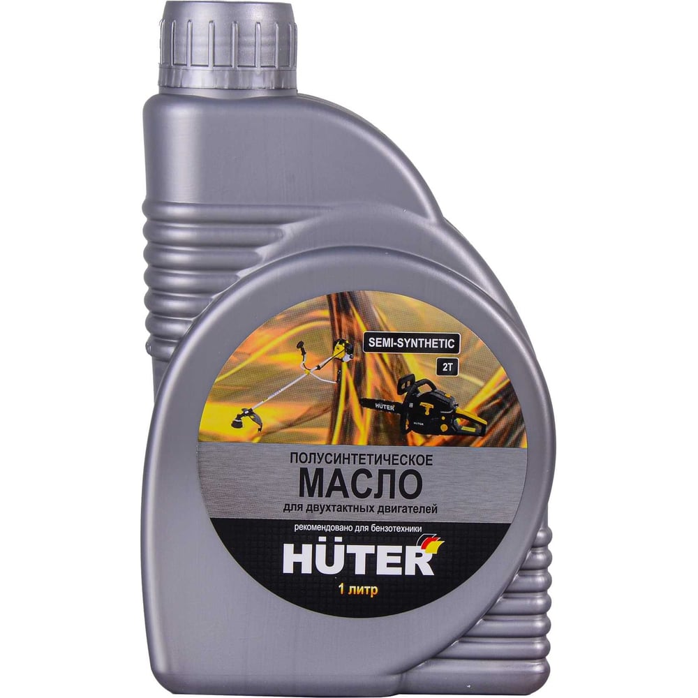 Масло цепное HUTER 80W90, минеральное, 1л.