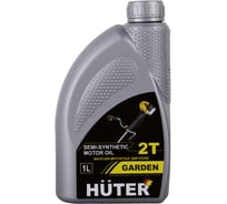 Масло 2Т полусинтетическое 1 л для двухтактных двигателей, для техники Huter 73/8/3/2