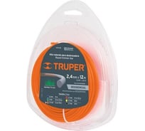 Леска для триммеров 2.4 мм, 12м, нейлон Truper HTA-95 17607