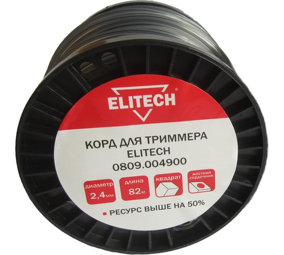 Леска квадратная, 82 м Elitech 0809.004900