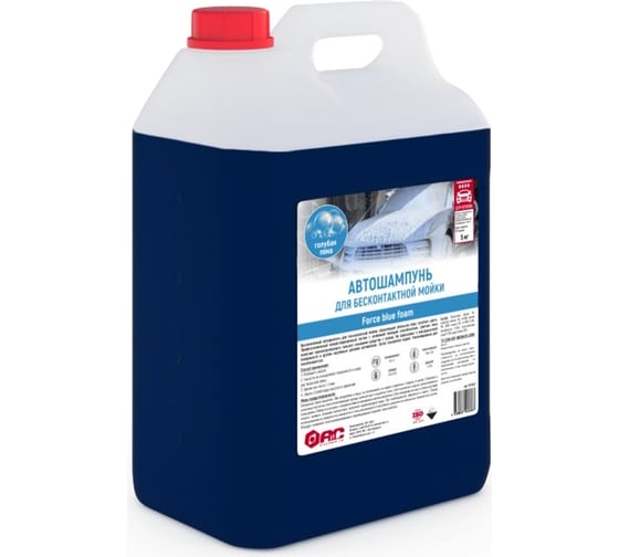 Бесконтактный шампунь Force Blue Foam с пеной голубого цвета 5 кг АиС 7011427 1