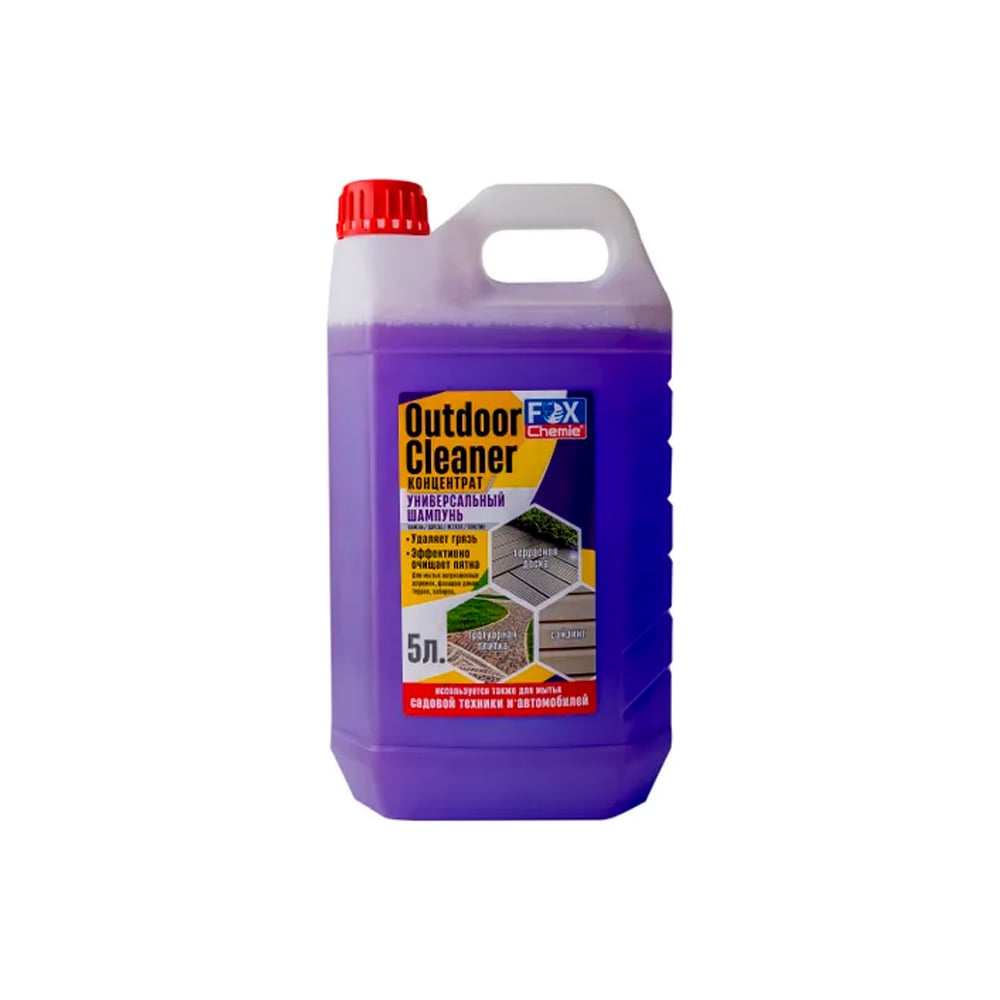 Шампунь универсальный для бесконтактной мойки OUTDOOR CLEANER 5 л Fox ...
