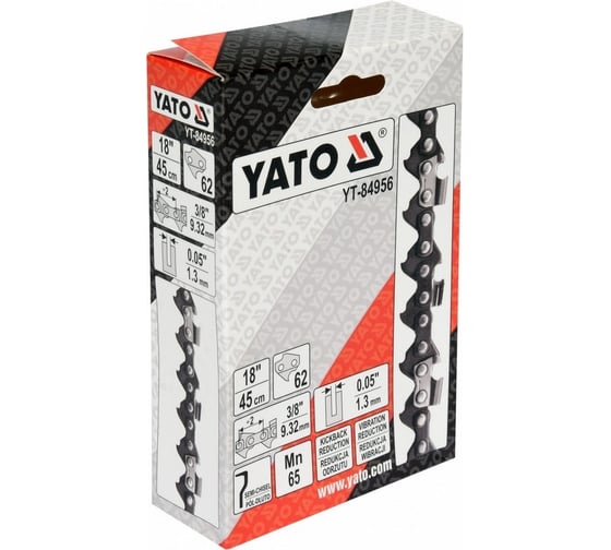 Цепь для бензопилы, 18", 3/8" YATO YT-84956