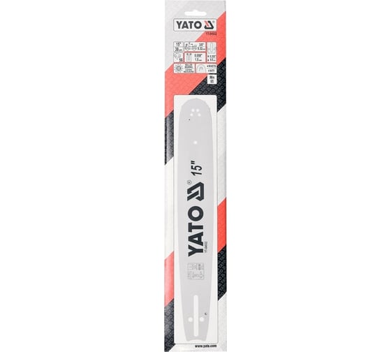 Шина для бензопил, 15", 3/8"V YATO YT-84932