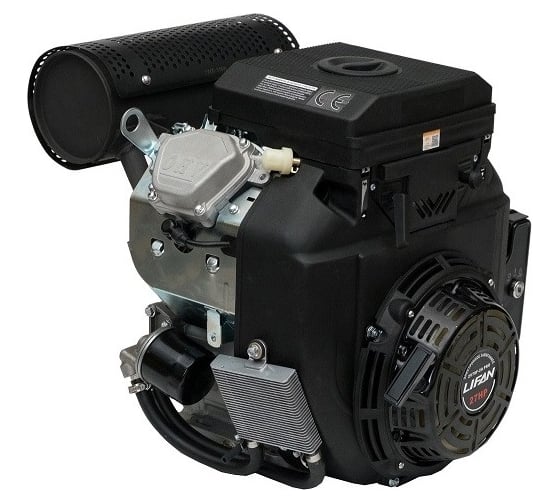 Двигатель LIFAN LF2V78F-2A PRO New, 27 л.с. D25, 3А, м/радиатор 00-00001073