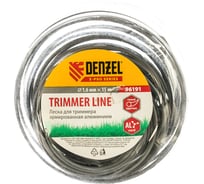 Леска для триммера, армированная алюминием, X-Pro, круглая DENZEL 96191