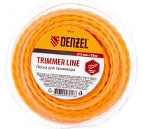 Леска для триммера овальная витая, 3,0мм х 10м DENZEL 96138