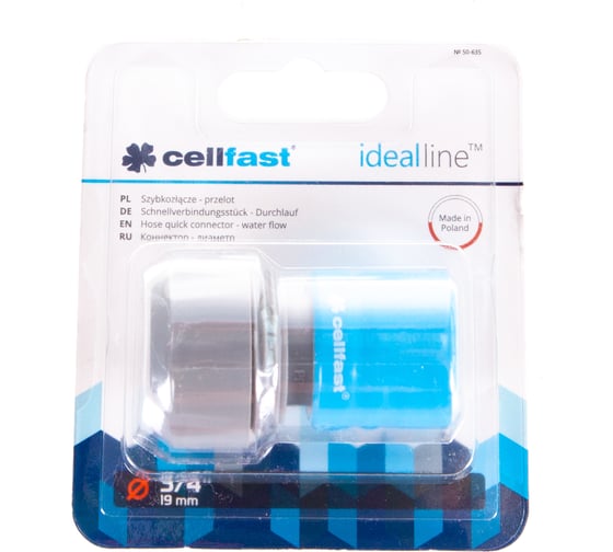 Коннектор - диаметр IDEAL 3/4'' Cellfast 50-635