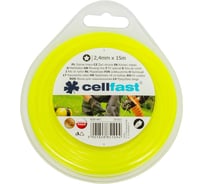 Лески для триммеров (звездочка 2,4 мм, 15 м) Cellfast 35-021