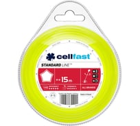 Леска для триммеров (звездочка 3,0 мм, 15 м) Cellfast 35-022
