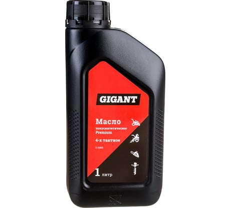 Масло полусинтетическое Premium 4-х тактное 1 л Gigant G-0403