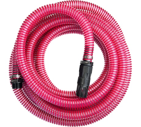 Шланг ПВХ спиральный 1" (25 мм), 7 м, с клапаном, морозостойкий Профитт 2229484