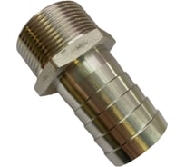 Штуцер DOUBLE-LIN наружная резьба 2" латунный никелированный диаметр 51.8 мм LL6046 2"-51.8