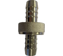 Латунный никелированный фитинг штуцер/штуцер DOUBLE-LIN 1/2" LL6176(1/2"-14.3-14.3)