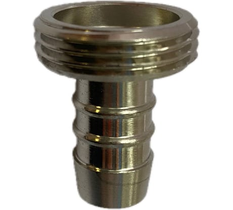 Фитинг DOUBLE-LIN нр/штуцер латунный никелированный 1/2"-14.3 LL6178 1/2"-14.3