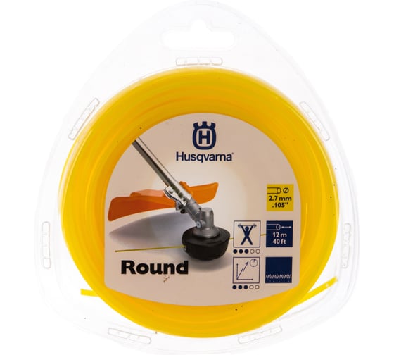 Корд триммерный 2,7 мм, 12 м Husqvarna 5784377-01 1