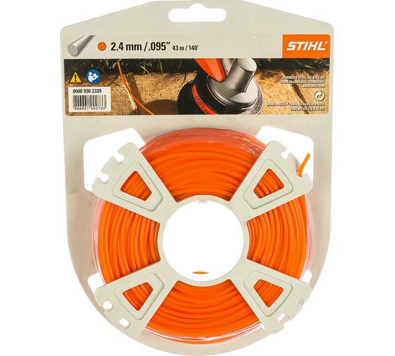 Струна триммерная (2.4 мм; 41 м; круг) Stihl 00009302339 1