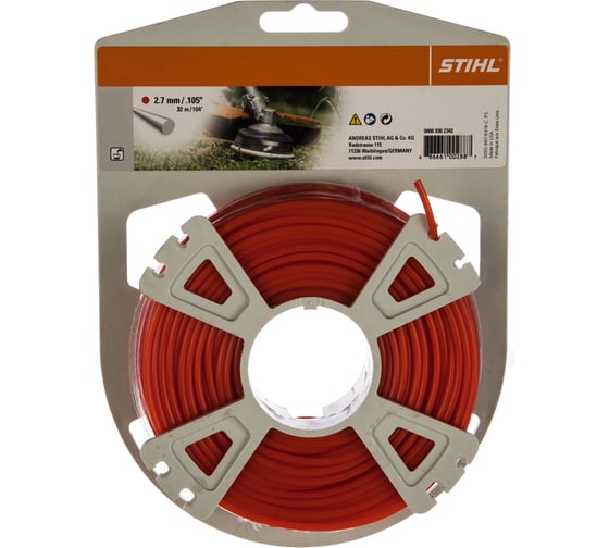 Струна триммерная (2.7 мм; 34 м; круг) Stihl 00009302342 1