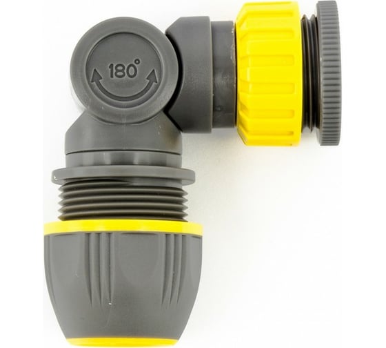 Соединитель с внутренней резьбой 1/2"-3/4", с шарниром PALISAD LUXE 66251