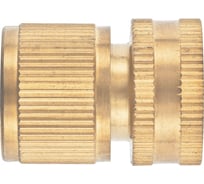 Соединитель латунный быстросъемный, 3/4", аквастоп PALISAD 66268
