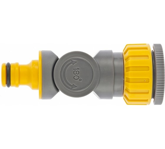 Соединитель штуцерный с внутренней резьбой 1/2"-3/4", с шарниром PALISAD LUXE 66247