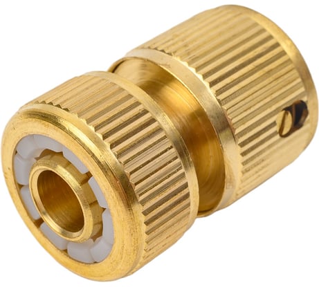 Соединитель латунный быстросъемный для шланга 1/2" PALISAD 66264