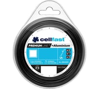 Леска PREMIUM (2 мм; 15 м; квадрат) для триммеров Cellfast 35-042